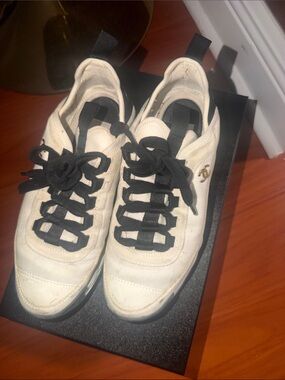 CHANEL Black Sneakers Box with Label